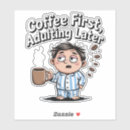 Recherche de humour café autocollants Toxicomane