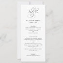 Recherche de monogramme 10x23 invitations Simple