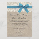 Recherche de toile de jute mariage invitations Dentelle