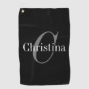Recherche de golf serviettes Noir
