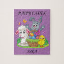 Recherche de poussins de pâques puzzles Lapin