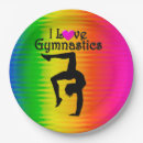 Recherche de gymnastique assiettes en papier Gymnaste
