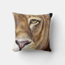 Recherche de visage de lion coussins Sauvage