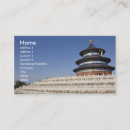 Recherche de la chine cartes visite Porcelaine