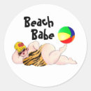 Recherche de babe autocollants Babe de plage