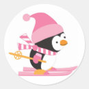 Recherche de ski de pingouin autocollants Hiver
