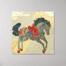 Recherche de cheval bleu toiles Contenu génératif