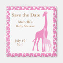Recherche de safari carrées invitations Girafe