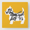 Recherche de silhouettes animales horloges Dog