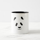 Recherche de visage de panda tasses Pandas
