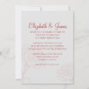 Recherche de rouge et blanc mariage invitations Vintage