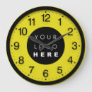 Recherche de noir jaune horloges Contemporain