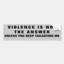 Recherche de violence voiture autocollants Protestation