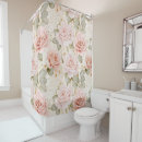 Recherche de fleur douce rideaux douche Rose