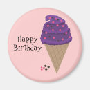 Recherche de cône de glace magnets Anniversaire