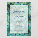 Recherche de peacock mariage invitations Aquarelle
