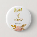Recherche de mariage floral badges Servante d'honneur