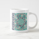 Recherche de batik bleu tasses Décoratif