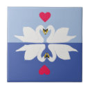 Recherche de cygne carreaux Cygnes blancs