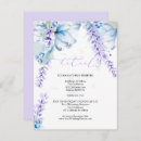 Recherche de lavande bleu invitations Calligraphie