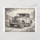 Recherche de croquis cartes postales Illustration