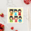 Recherche de kokeshi serviettes Japonais