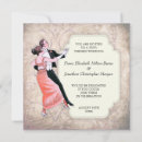Recherche de danse de couples invitations Années 1920