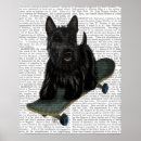 Recherche de scottish terrier posters Black dog