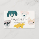 Recherche de visage de chat cartes visite Tendance