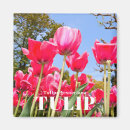 Recherche de rose de tulipe carrés magnets Pour elle