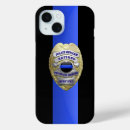 Recherche de insigne iphone coques Ligne bleue mince