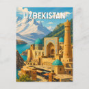 Recherche de ouzbékistan cartes postales Drapeau de l'ouzbékistan