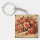 Recherche de coeur floral porteclés Fleurs