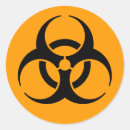 Recherche de symbole chimique autocollants Danger