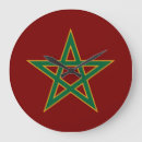 Recherche de maroc horloges Drapeau