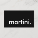 Recherche de martini cartes visite Barman