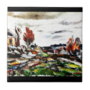 Recherche de peinture moderne carreaux Paysage