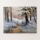 Recherche de neige puzzles Rural