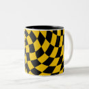 Recherche de jaune noir tasses Rétro