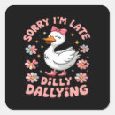 Recherche de je suis en retard autocollants Sarcastique