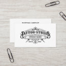 Recherche de studio de tatouage cartes visite Noir