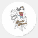 Recherche de lasso autocollants Merveilleuse femme comique