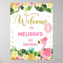 Recherche de luau fête signes Flamant rose