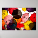Recherche de parapluie rouge posters Coloré