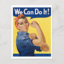 Recherche de nous pouvons le faire cartes postales Rosie