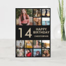 Recherche de 14 ans vœux cartes Collage photo