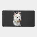 Recherche de chien westie tapis souris West highland white terrier