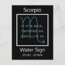 Recherche de astrologie cartes postales Scorpio