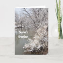 Recherche de étangs vœux cartes Hiver
