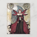 Recherche de fée gothique cartes postales Noir
